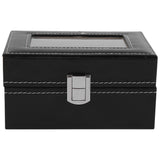 1Pc High Grade 3 Slots PU Leather Box Case For Watch Jewellery Display Storage Organizer Hot
