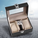 1Pc High Grade 3 Slots PU Leather Box Case For Watch Jewellery Display Storage Organizer Hot