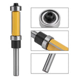 New 1/4" Shank Top Bottom Bearing Flush Trim Router Bit For Woodworking Cutter Tool