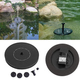 Creative Solar Power Floating Fountain Water Pump for Garden Pond Pool Fish Tank 180L/H 1.4W