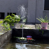 Creative Solar Power Floating Fountain Water Pump for Garden Pond Pool Fish Tank 180L/H 1.4W