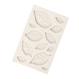 3D Silicone Leaves Fondant Cake Mold Creative Chocolate Sugarcraft Mould Decorating DIY Tool