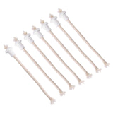 7Pcs Ceramic Holders Torch Wine Bottle Oil Candle Lamp Heat Resistant Kerosene Wick In Australia - Darrahopens