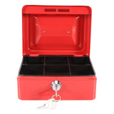 1Pc Mini Portable Iron Petty Lockable Cash Money Coin Safe Security Box Household (Red) In Australia - Darrahopens