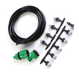 Water Misting Cooling System Hose Sprinkler Nozzle Garden Patio Micro Irrigation Set 5M