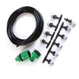 Water Misting Cooling System Hose Sprinkler Nozzle Garden Patio Micro Irrigation Set 5M
