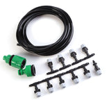 Water Misting Cooling System Hose Sprinkler Nozzle Garden Patio Micro Irrigation Set 5M