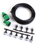 Water Misting Cooling System Hose Sprinkler Nozzle Garden Patio Micro Irrigation Set 5M