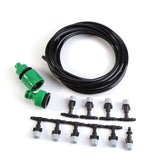 Water Misting Cooling System Hose Sprinkler Nozzle Garden Patio Micro Irrigation Set 5M