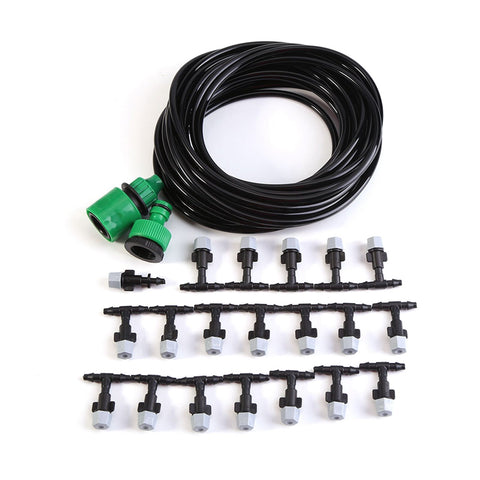 Water Misting Cooling System Hose Sprinkler Nozzle Garden Patio Micro Irrigation Set 10M In Australia - Darrahopens
