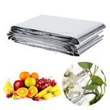 1Pc 210 x 120cm Silver Plant Reflective Film Garden Greenhouse Grow Light Accessories New