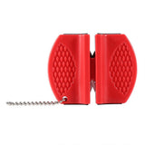 Mini Multi function Portable Quick Knife Sharpeners Sharpening Stone Kitchen Accessories Red