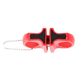 Mini Multi function Portable Quick Knife Sharpeners Sharpening Stone Kitchen Accessories Red
