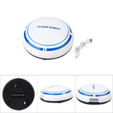 USB Rechargeable Smart Automatic Robotic Household Floor Cleaner Dust Sweeping Machine White