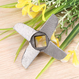 Cross shaped Professional Steel Kitchen Meat Grinder Blade Mincers Cutter Part #10 In Australia - Darrahopens