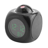 Multi Function Digital LCD Wall Projection Voice Talking Temperature Display LED Alarm Clock