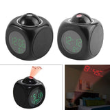 Multi Function Digital LCD Wall Projection Voice Talking Temperature Display LED Alarm Clock