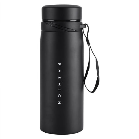 1Pc 900ml Stainless Steel Water Thermal Cup Tea Coffee Travel Drink Bottle (Black) In Australia - Darrahopens