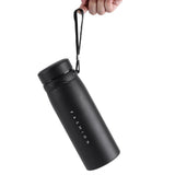 1Pc 900ml Stainless Steel Water Thermal Cup Tea Coffee Travel Drink Bottle (Black)