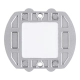 Casting Aluminum Solar Power Waterproof 6 LED Lamp Outdoor Road Driveway Pathway Light Red