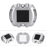 Casting Aluminum Solar Power Waterproof 6 LED Lamp Outdoor Road Driveway Pathway Light Red