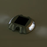 Casting Aluminum Solar Power Waterproof 6 LED Lamp Outdoor Road Driveway Pathway Light White