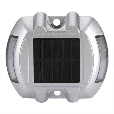 Casting Aluminum Solar Power Waterproof 6 LED Lamp Outdoor Road Driveway Pathway Light Blue In Australia - Darrahopens