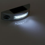 Casting Aluminum Solar Power 6 LED Waterproof Driveway Pathway Light Road Step Lamp White