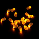 1 Set/50Pcs Waterproof LED Lights for Paper Lantern Ballon Wedding Party Decor Yellow In Australia - Darrahopens