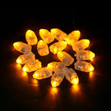 1 Set/50Pcs Waterproof LED Lights for Paper Lantern Ballon Wedding Party Decor Yellow In Australia - Darrahopens