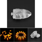 1 Set/50Pcs Waterproof LED Lights for Paper Lantern Ballon Wedding Party Decor Yellow