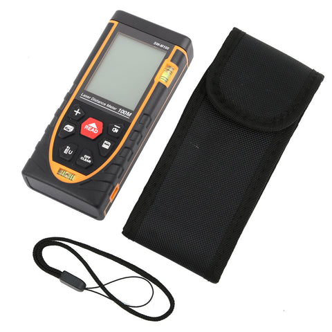 SNDWAY Handheld Digital Laser Distance Meter Self Calibration Length/Volume Measure Tool 100m In Australia - Darrahopens