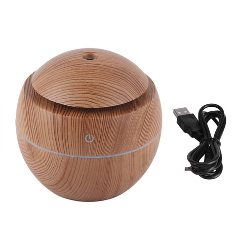 USB Essential LED Touch Aroma Ultrasonic Humidifier Oil Diffuser Air Purifier Yellow In Australia - Darrahopens