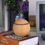USB Essential LED Touch Aroma Ultrasonic Humidifier Oil Diffuser Air Purifier Yellow
