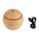 USB Essential LED Touch Aroma Ultrasonic Humidifier Oil Diffuser Air Purifier Yellow