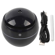 USB Essential LED Touch Aroma Ultrasonic Humidifier Oil Diffuser Air Purifier Black In Australia - Darrahopens