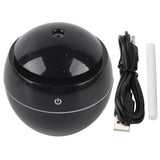 USB Essential LED Touch Aroma Ultrasonic Humidifier Oil Diffuser Air Purifier Black