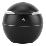 USB Essential LED Touch Aroma Ultrasonic Humidifier Oil Diffuser Air Purifier Black