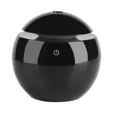 USB Essential LED Touch Aroma Ultrasonic Humidifier Oil Diffuser Air Purifier Black