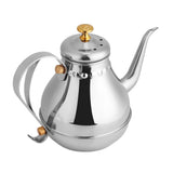 1.2L Stainless Steel Gooseneck Pour Coffee Drip Kettle Tea Filter Pot Indoor In Australia - Darrahopens
