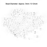 1000Pcs/Bag 3mm Acrylic Beads Vase Filler Wedding Party Decor DIY Accessories Transparent In Australia - Darrahopens