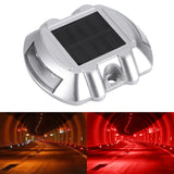 Casting Aluminum Solar Power 6 LED Outdoor Waterproof Driveway Pathway Light Road Lamp (Red) In Australia - Darrahopens