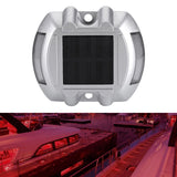 Casting Aluminum Solar Power 6 LED Outdoor Waterproof Driveway Pathway Light Road Lamp (Red) In Australia - Darrahopens