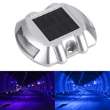 Casting Aluminum Solar Power 6 LED Outdoor Waterproof Driveway Pathway Light Road Lamp (Blue) In Australia - Darrahopens