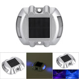 Casting Aluminum Solar Power 6 LED Outdoor Waterproof Driveway Pathway Light Road Lamp (Blue) In Australia - Darrahopens
