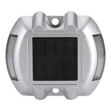 Casting Aluminum Solar Power 6 LED Outdoor Waterproof Driveway Pathway Light Road Lamp (White) In Australia - Darrahopens