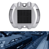 Casting Aluminum Solar Power 6 LED Outdoor Waterproof Driveway Pathway Light Road Lamp (White) In Australia - Darrahopens