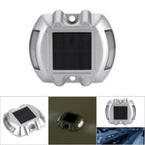 Casting Aluminum Solar Power 6 LED Outdoor Waterproof Driveway Pathway Light Road Lamp (White) In Australia - Darrahopens