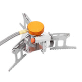 3500W Portable Outdoor Picnic Gas Burner Foldable Backpacking Camping Mini Metal Stove