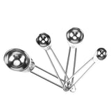 8pcs set Stainless Steel Measuring Cups&Spoons Kit Sugar Coffee Milk Kitchen Gadget Baking Tool In Australia - Darrahopens
